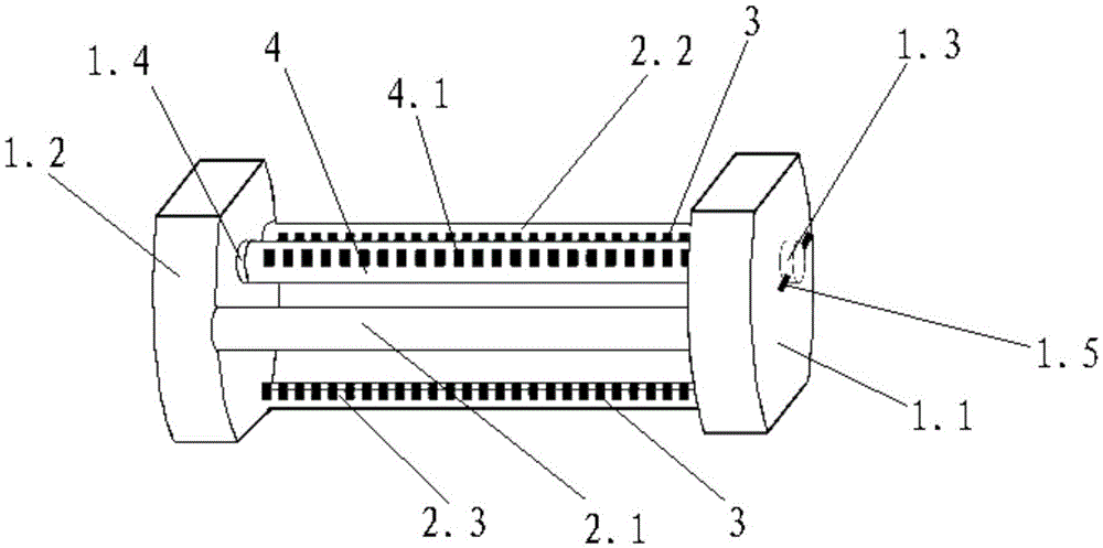 A jig for cleaning the insulation sheet of furnace tube equipment