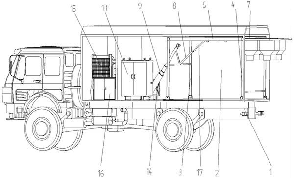 snow and ice removal vehicle