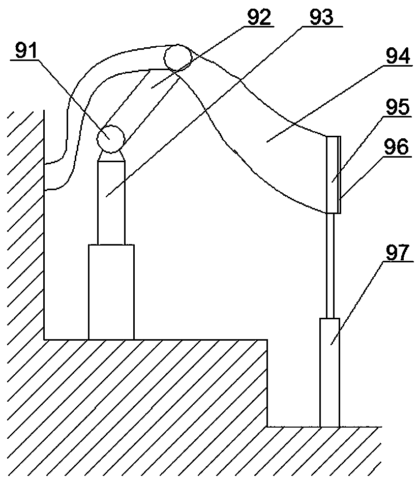 Hidden type haze removing device