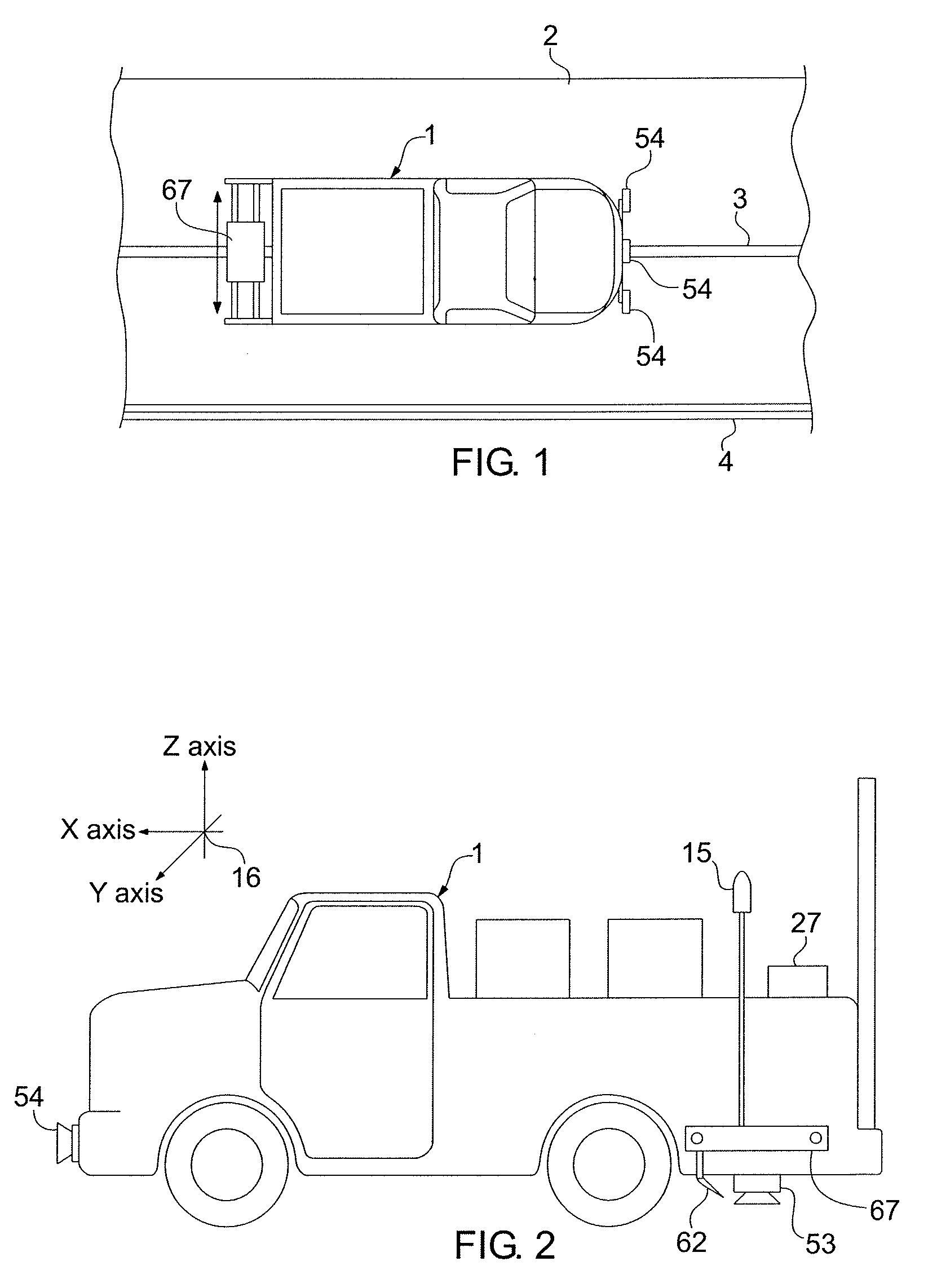 GPS-based machine vision roadway mark locator, inspection apparatus, and marker
