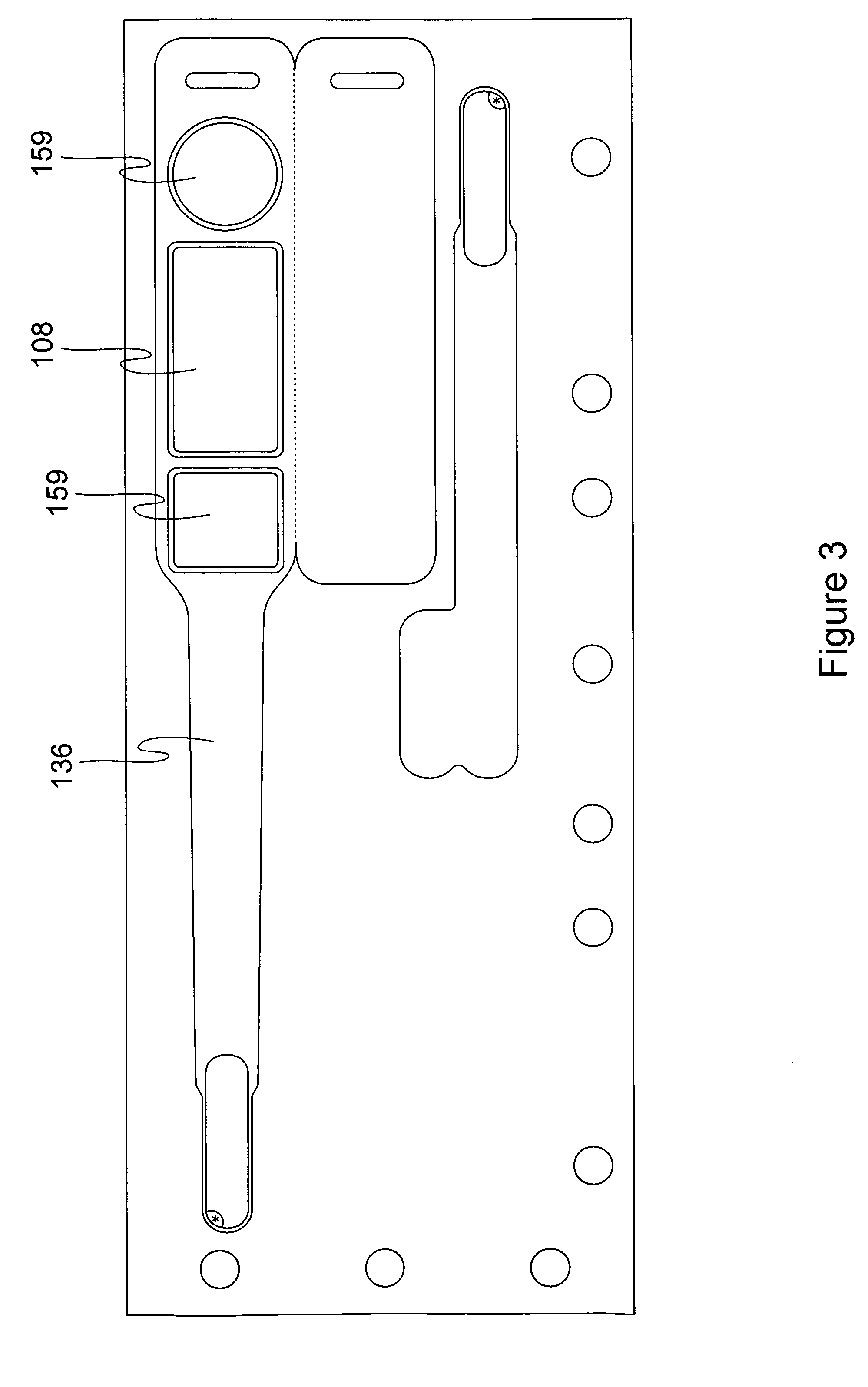 Business form comprising a wristband with multiple imaging areas