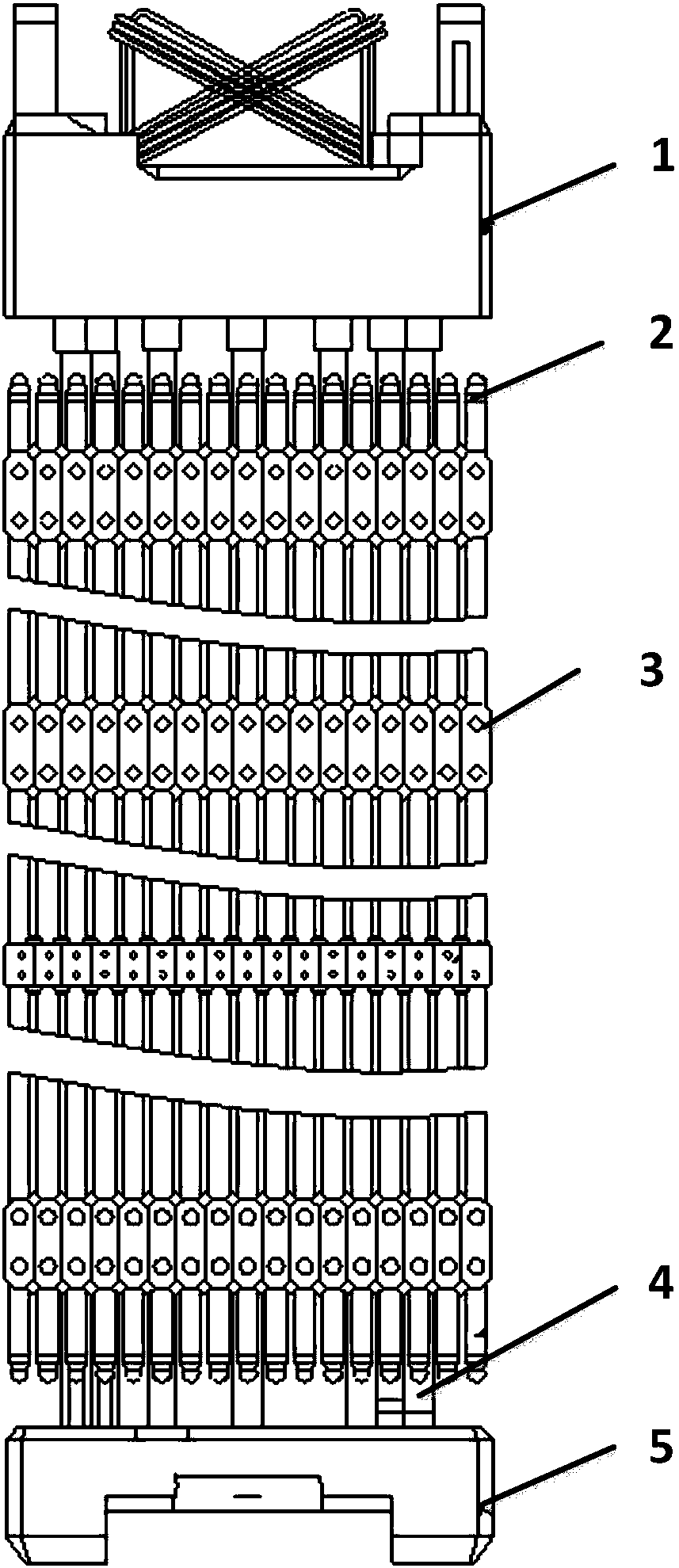 Composite type fuel assembly, nuclear reactor core and assembling method