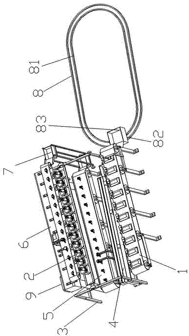 Medicine dispensing device for plastic infusion bags