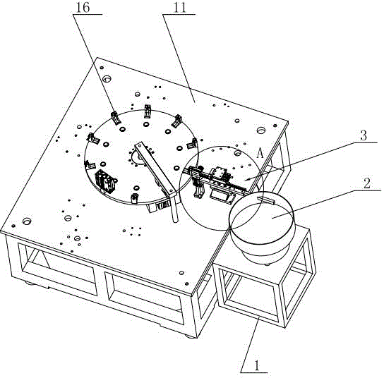 A lock cylinder automatic processing device
