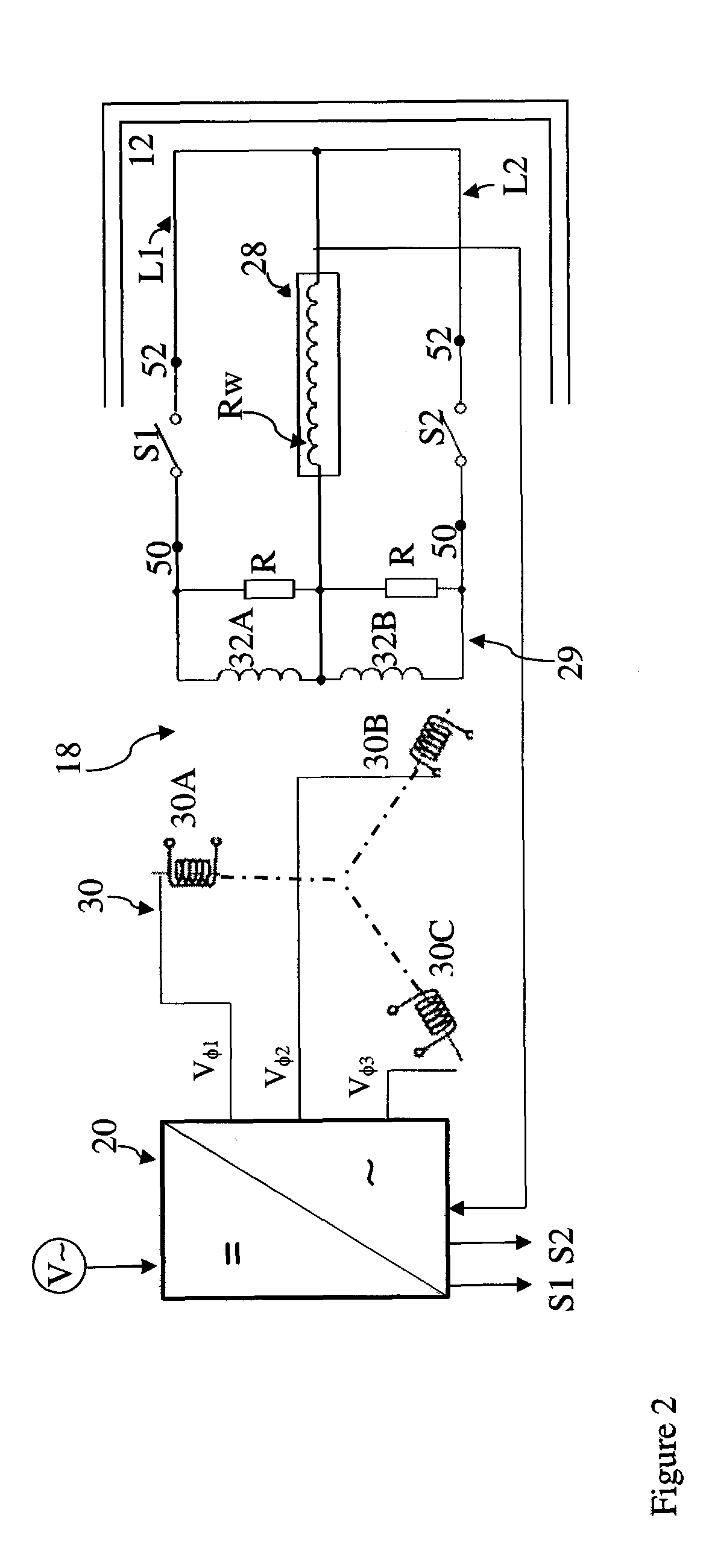 High temperature superconducting electromechanical system with frequency controlled commutation for rotor excitation