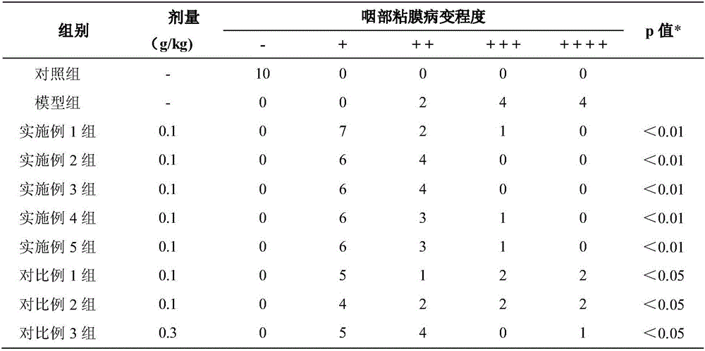 Xuanmaiganju composition (composition consisting of radix scrophulariae, radix ophiopogonis, liquorice root and radix platycodonis) and preparation method of composition