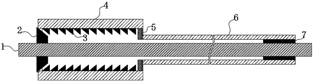 Friction-shear composite quasi-constant-resistance large-deformation anchor cable