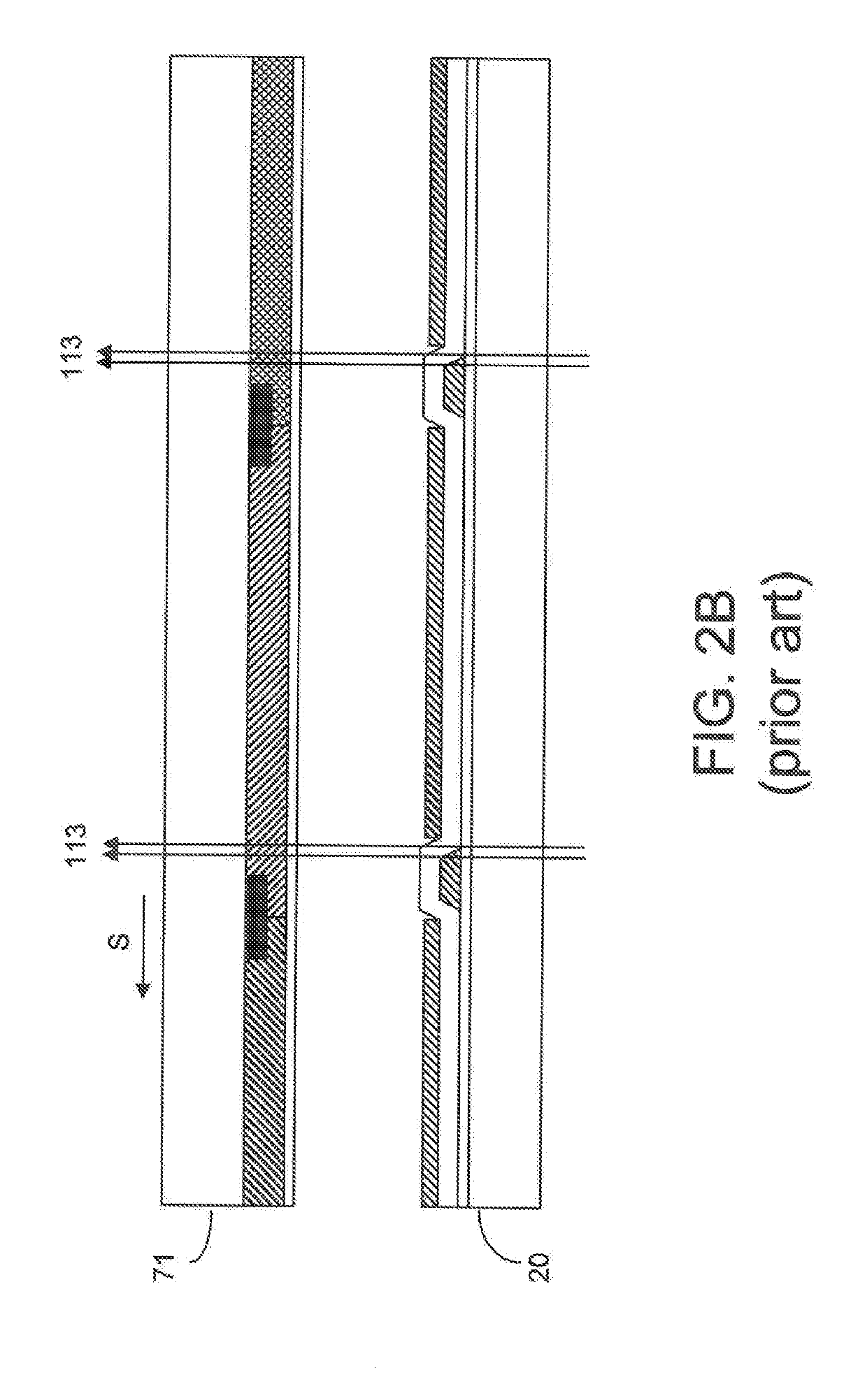 Curved LCD display device