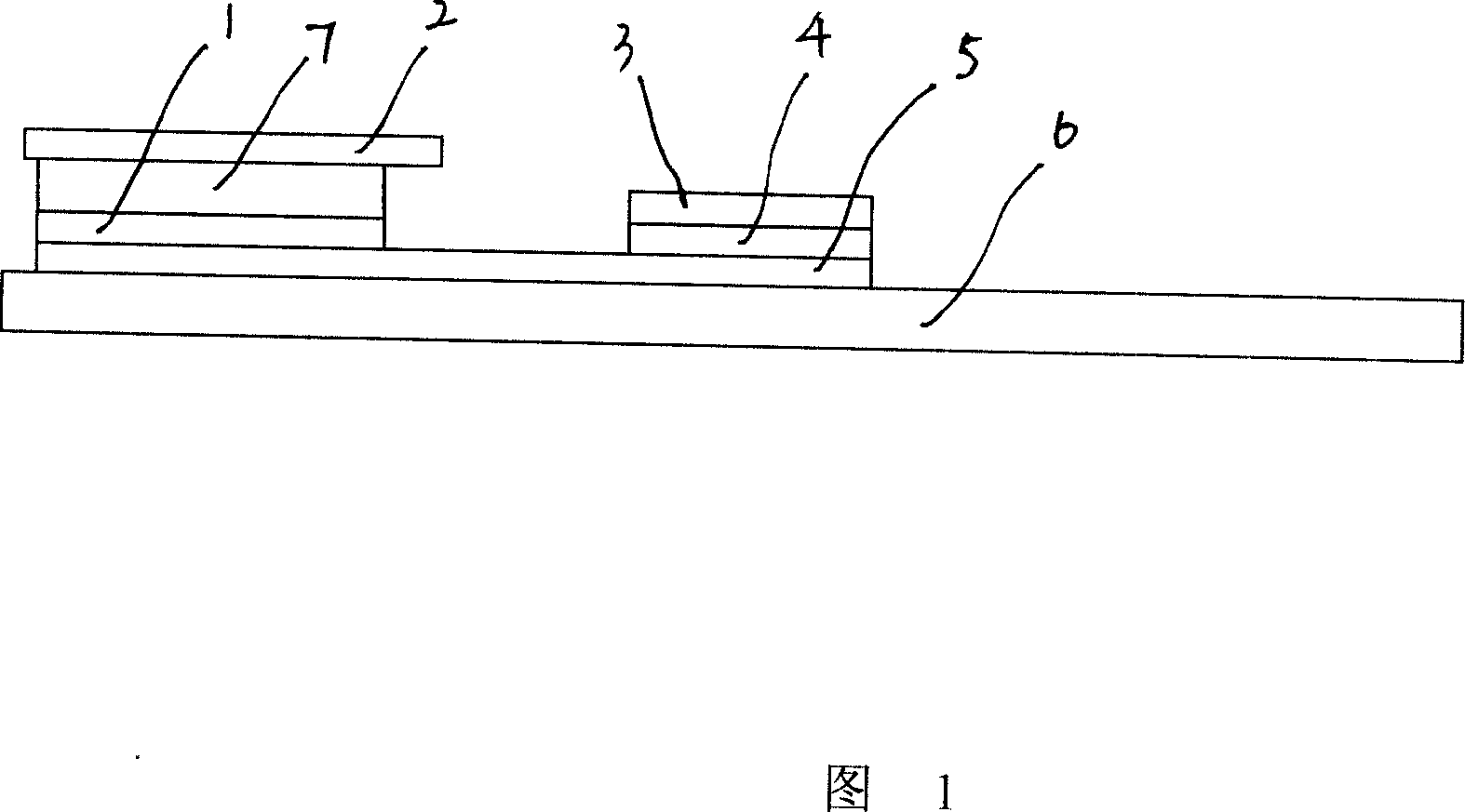 Dry chemical quick detecting reagent strip for glutamic-pyruvic transaminase and its producing method
