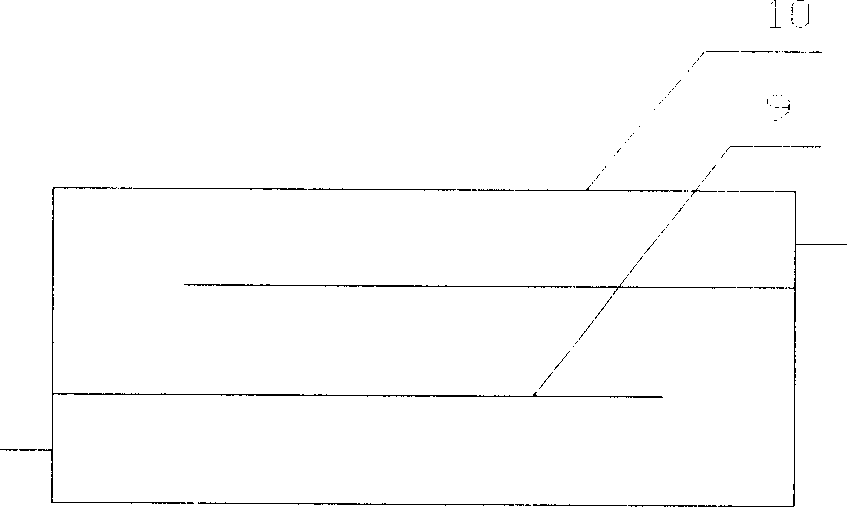 Artificial ecological waste water treating device