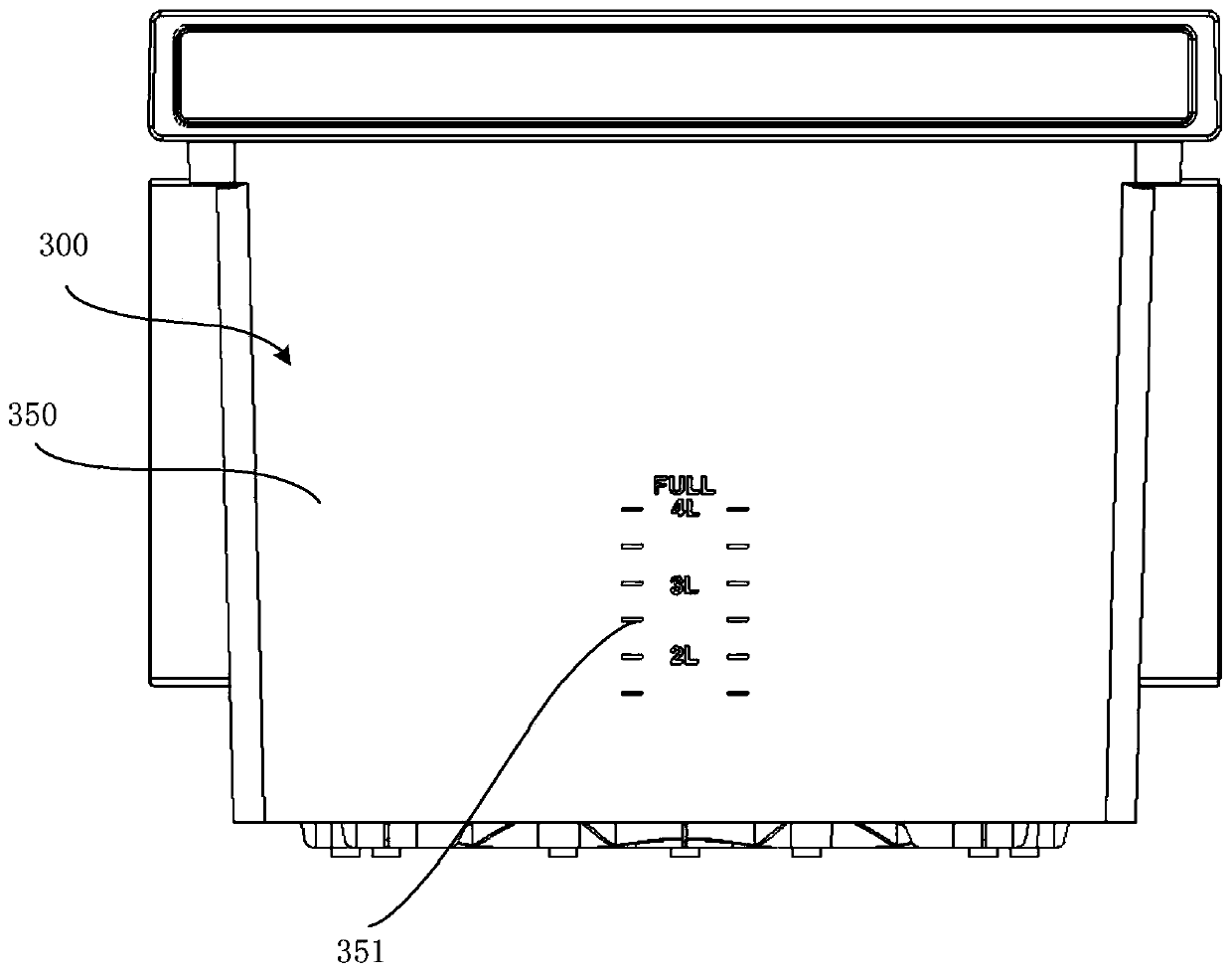 Air washing device, air-conditioner internal unit and air-conditioner