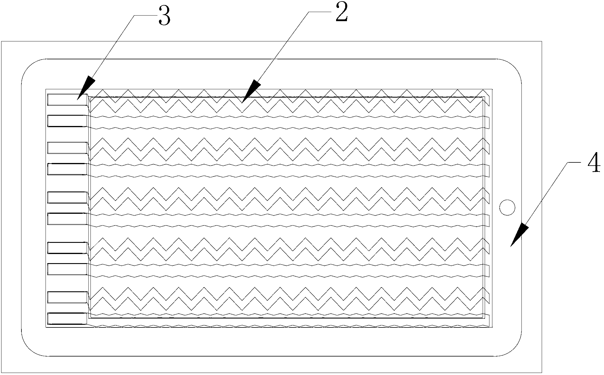 OGS (one glass solution) capacitive touch screen and method for manufacturing same