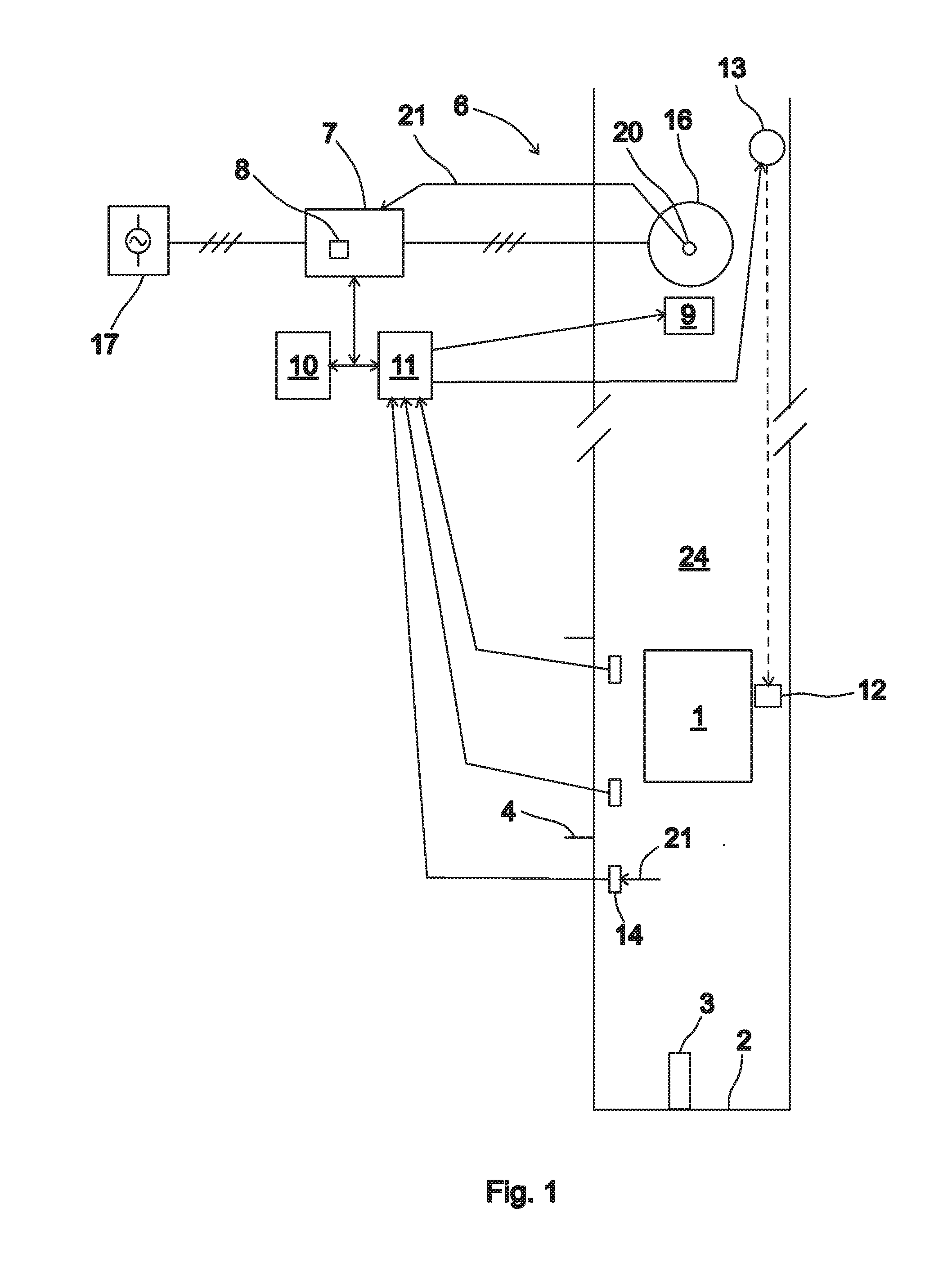 Method for monitoring the movement of an elevator car, and an elevator system