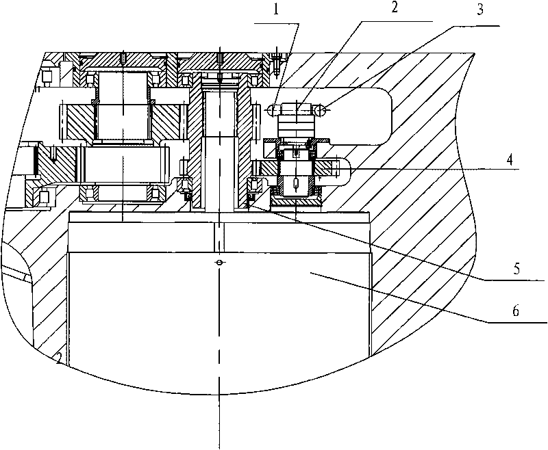 Built-in forced lubricating system of rocker arm of coal mining machine