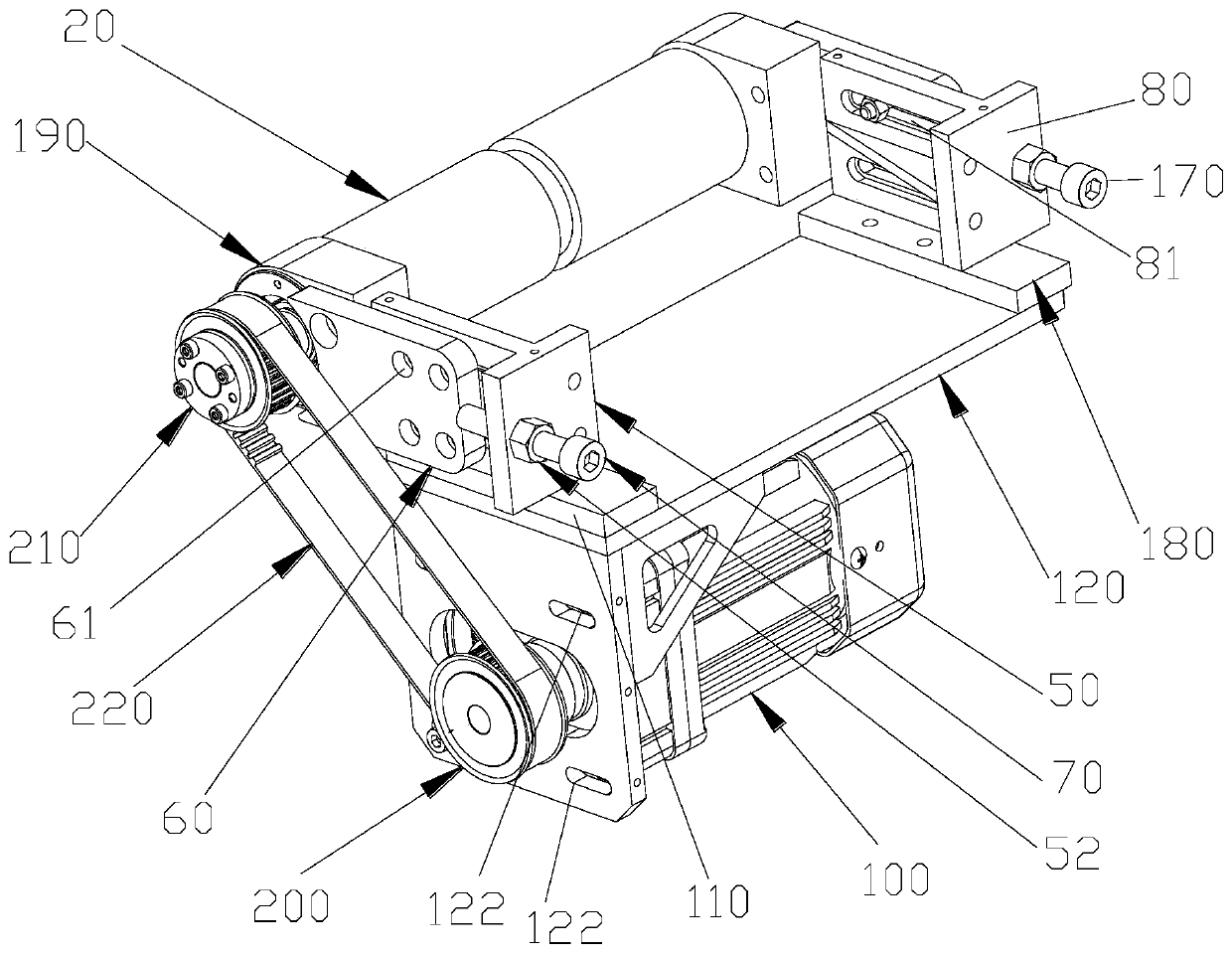 Conveying line structure and conveying mechanism with same