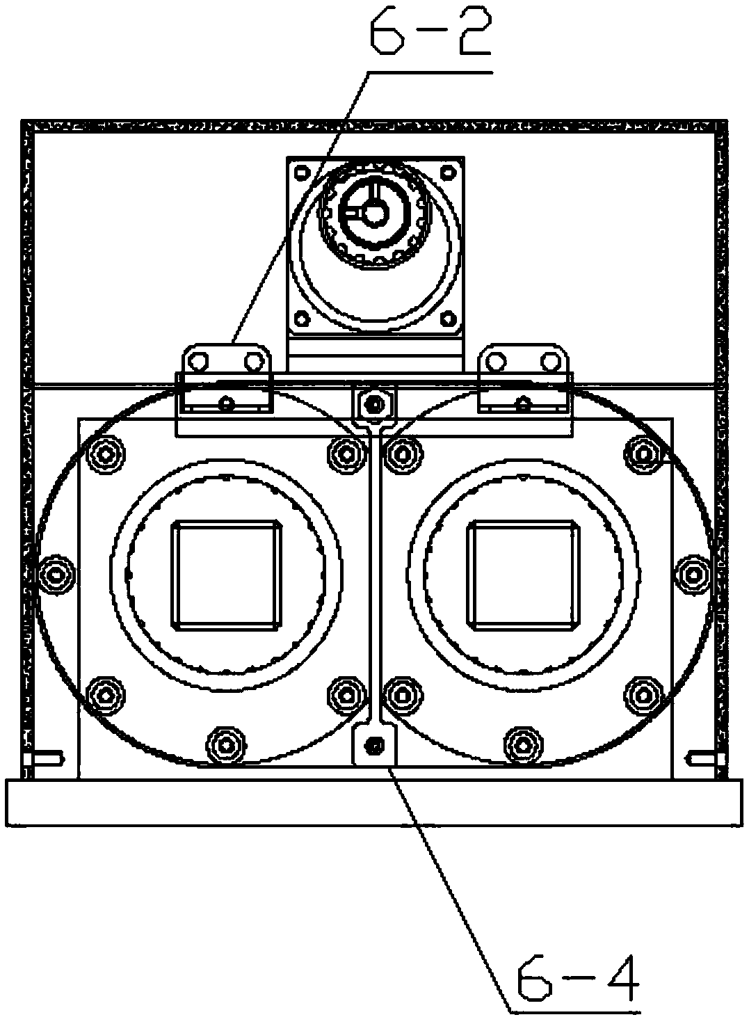 Novel twin external rotating cathode