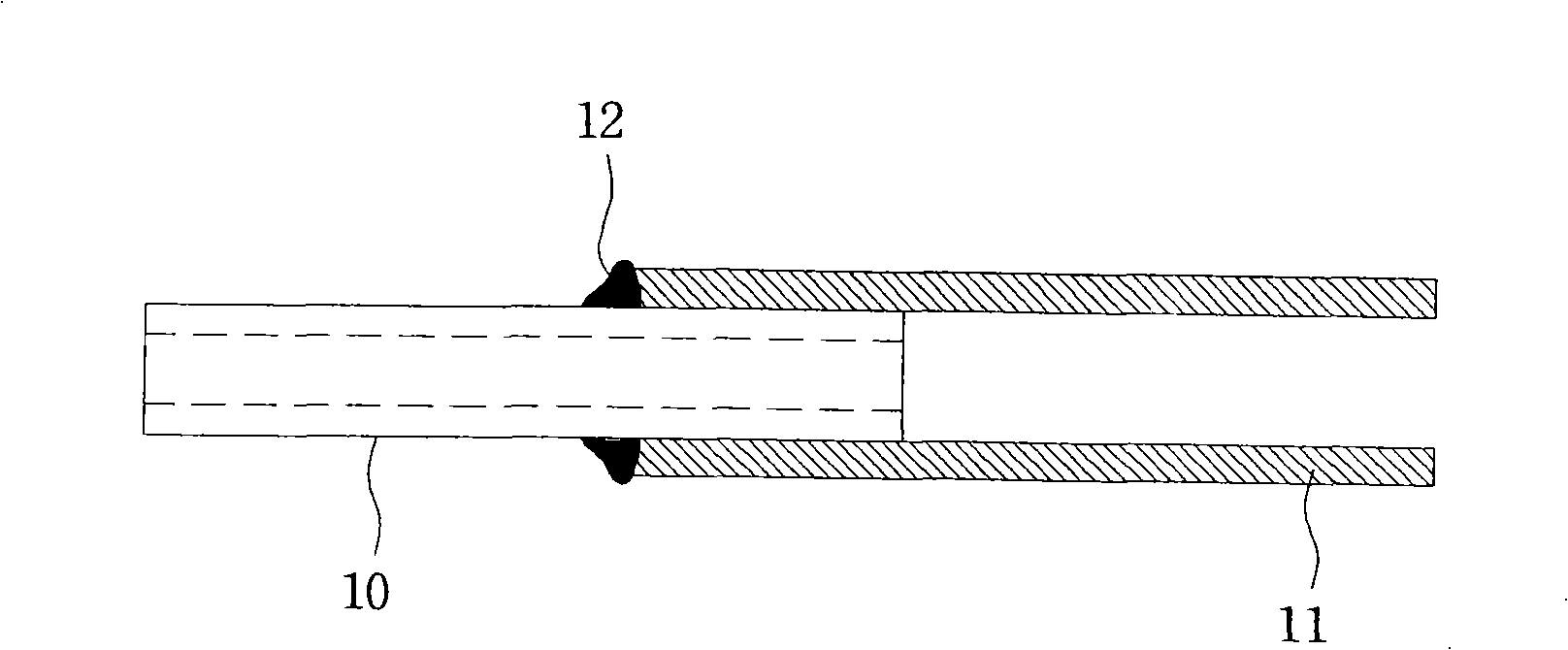 Copper tube connection device and method