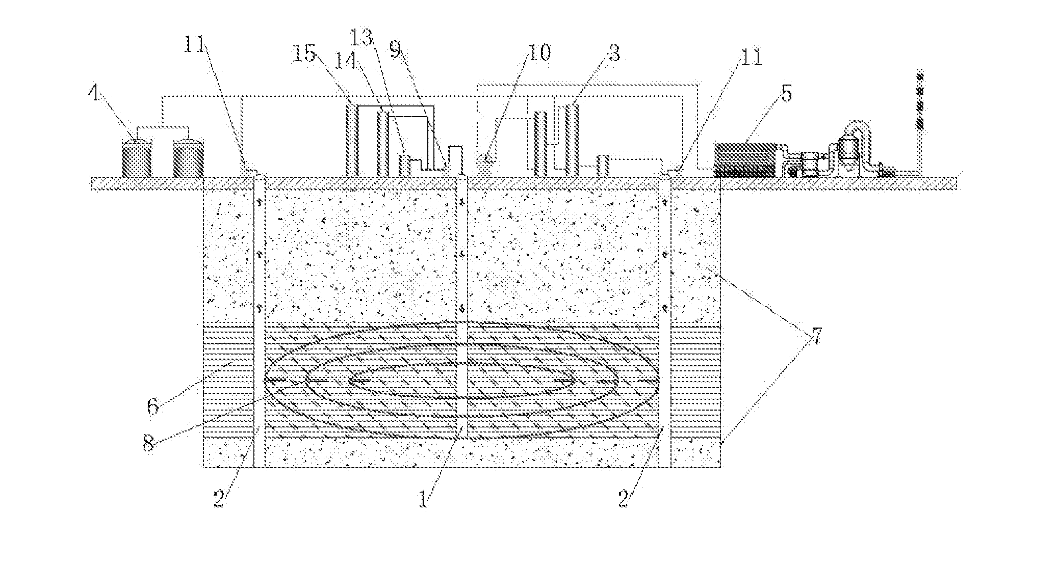 Method and process for extracting shale oil and gas by fracturing and chemical retorting in oil shale in-situ vertical well