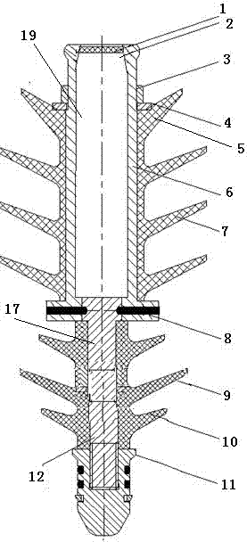 A combined self-locking variable-diameter rubber plug