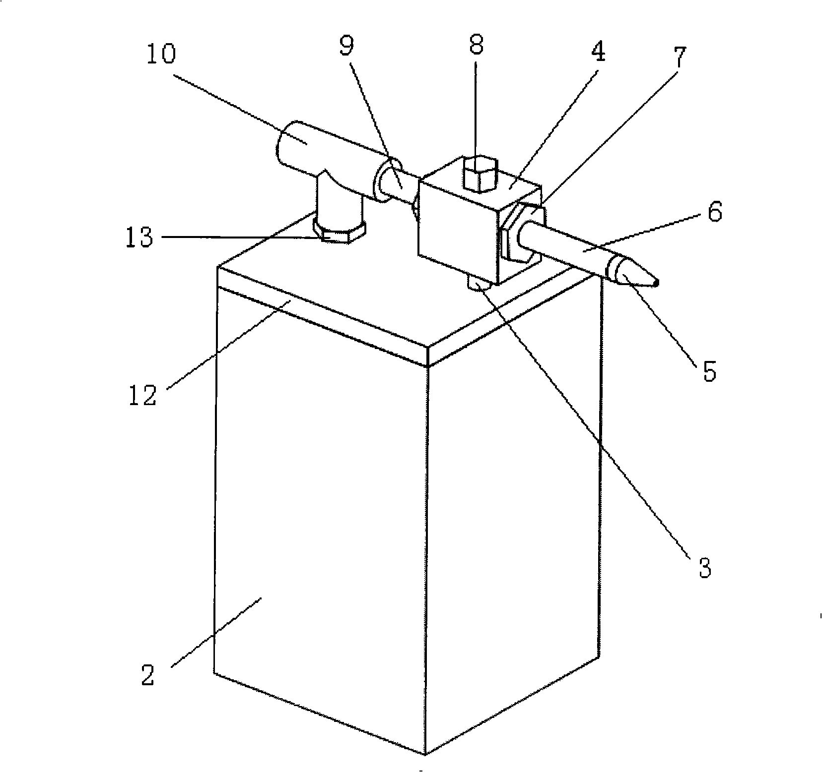 Lubricating system with trace amount