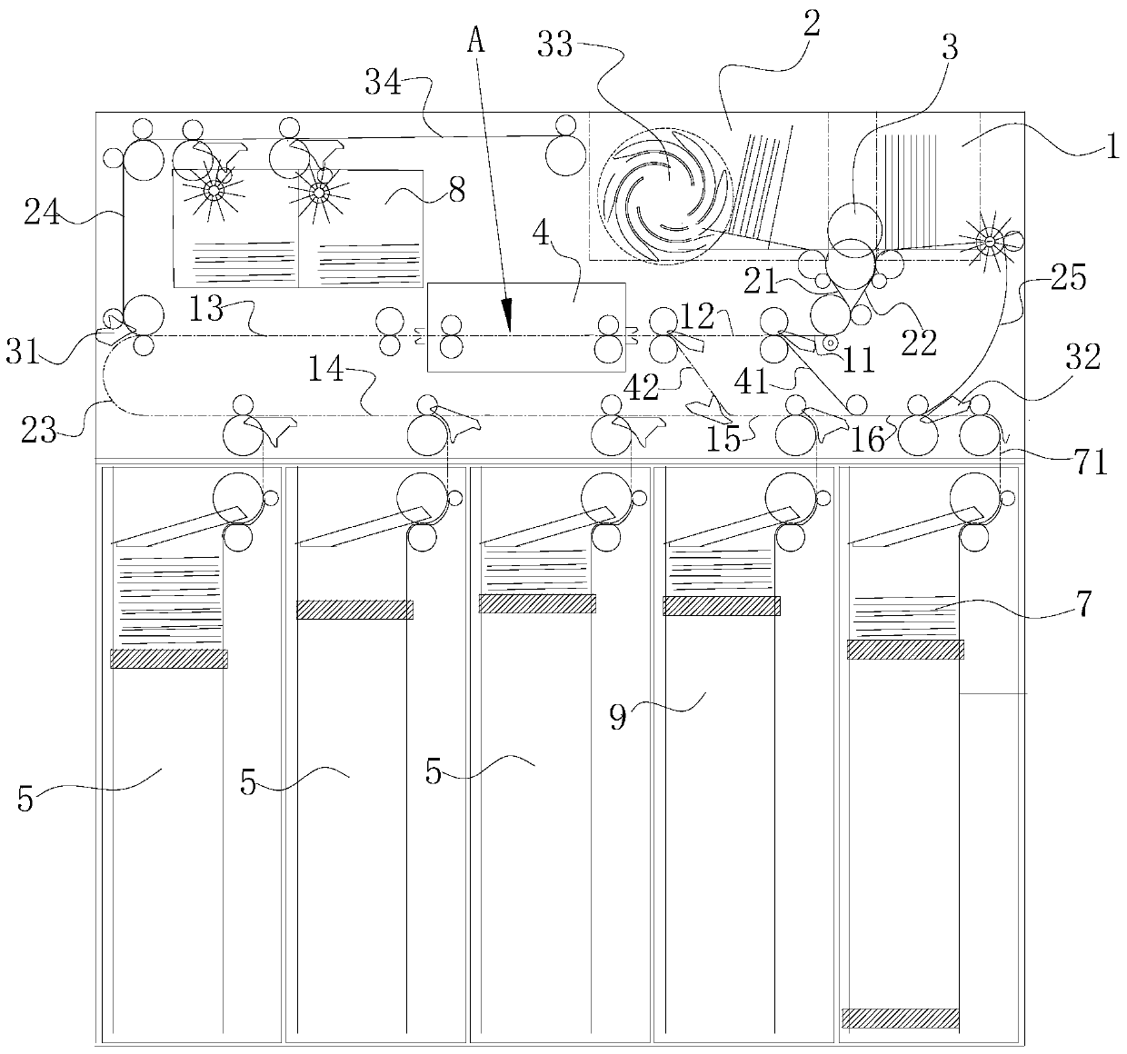 A banknote processing device