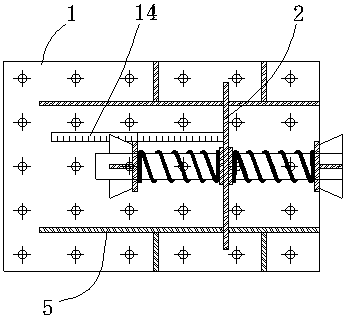 An anti-deviation device and anti-deviation method for a column-pier bridge