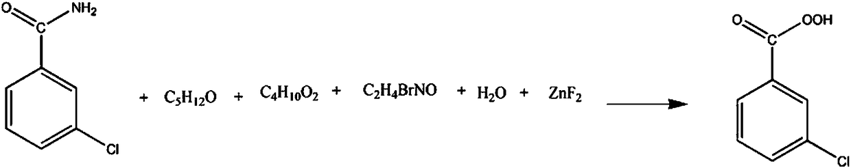 Synthetic method for drug intermediate m-chloroperbenzoic acid