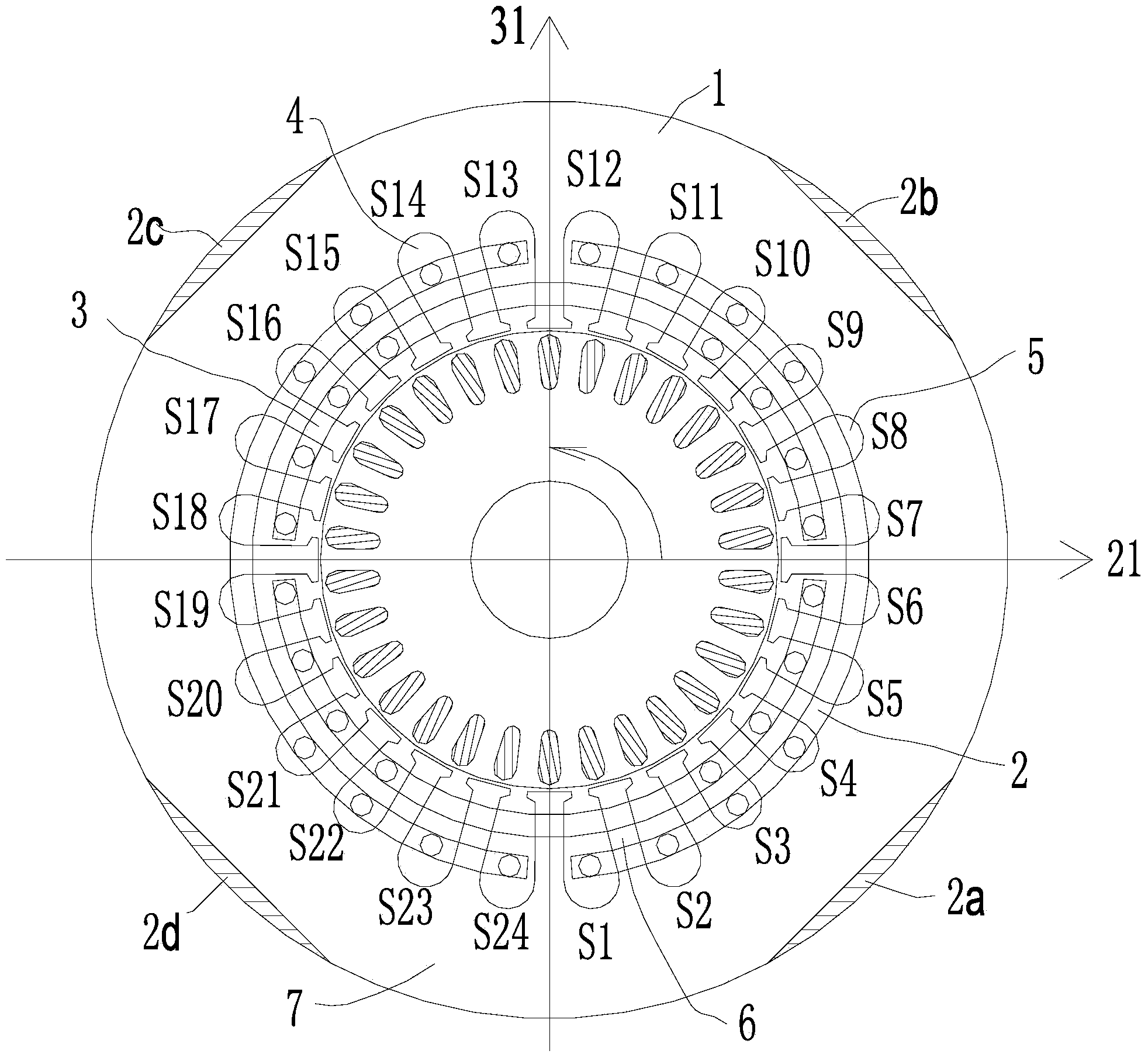 Single-phase induction motor and sealing-type compressor with same