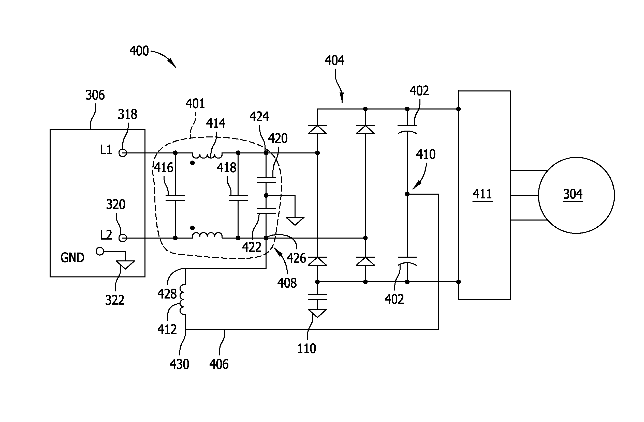Methods and systems for reducing conducted electromagnetic interference