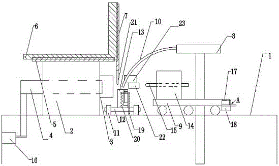 A three-in-one punching grinder for adapters