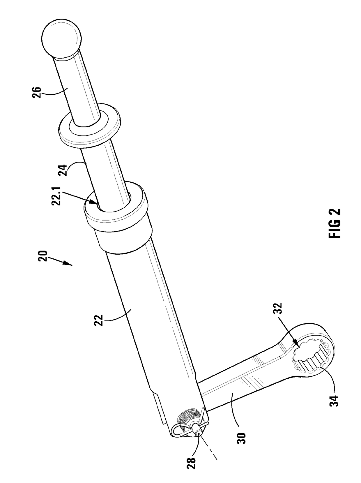 Assembly for loosening or tightening mechanical nuts (esp. wheel nuts)