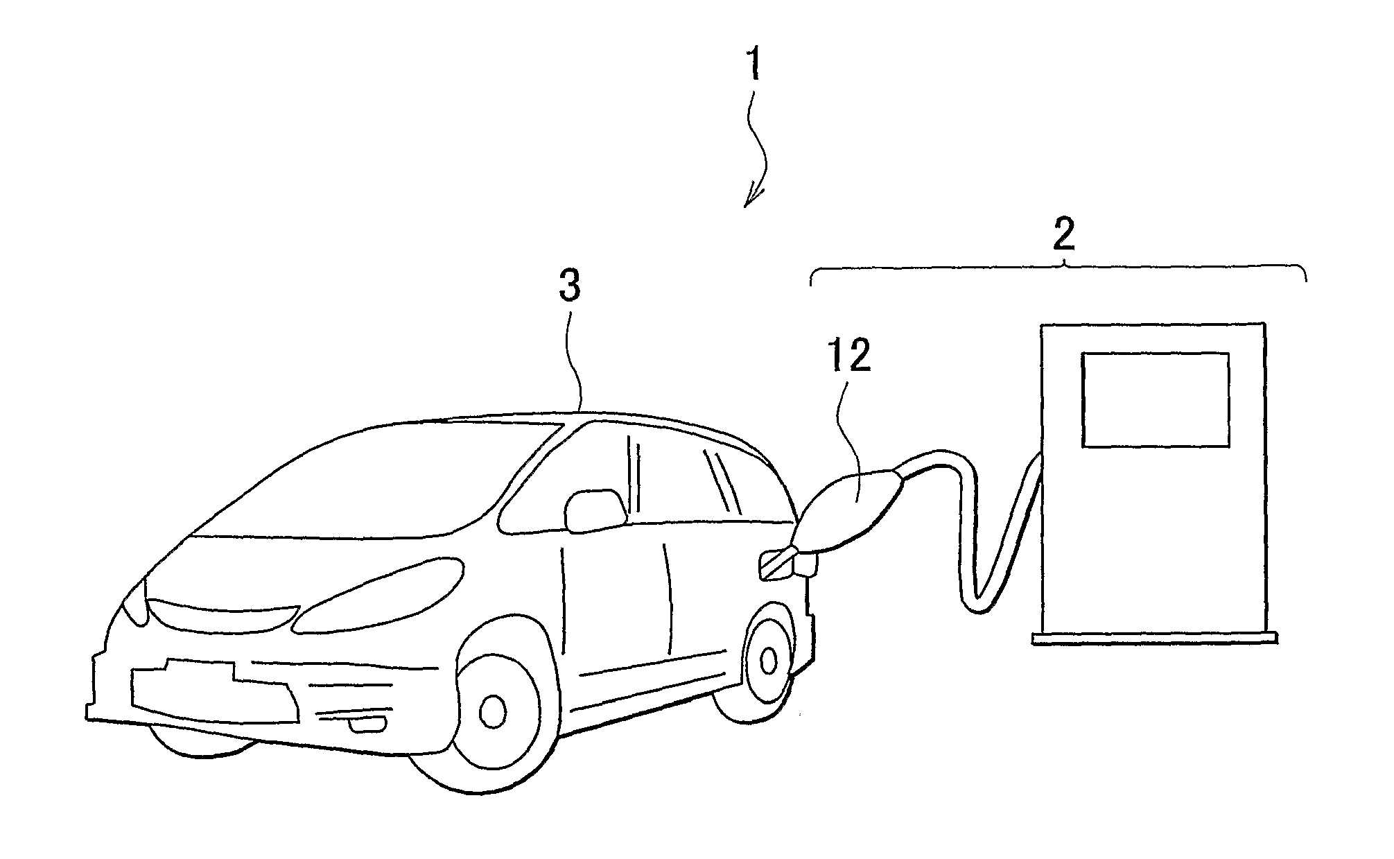 Gas filling system and gas filling apparatus