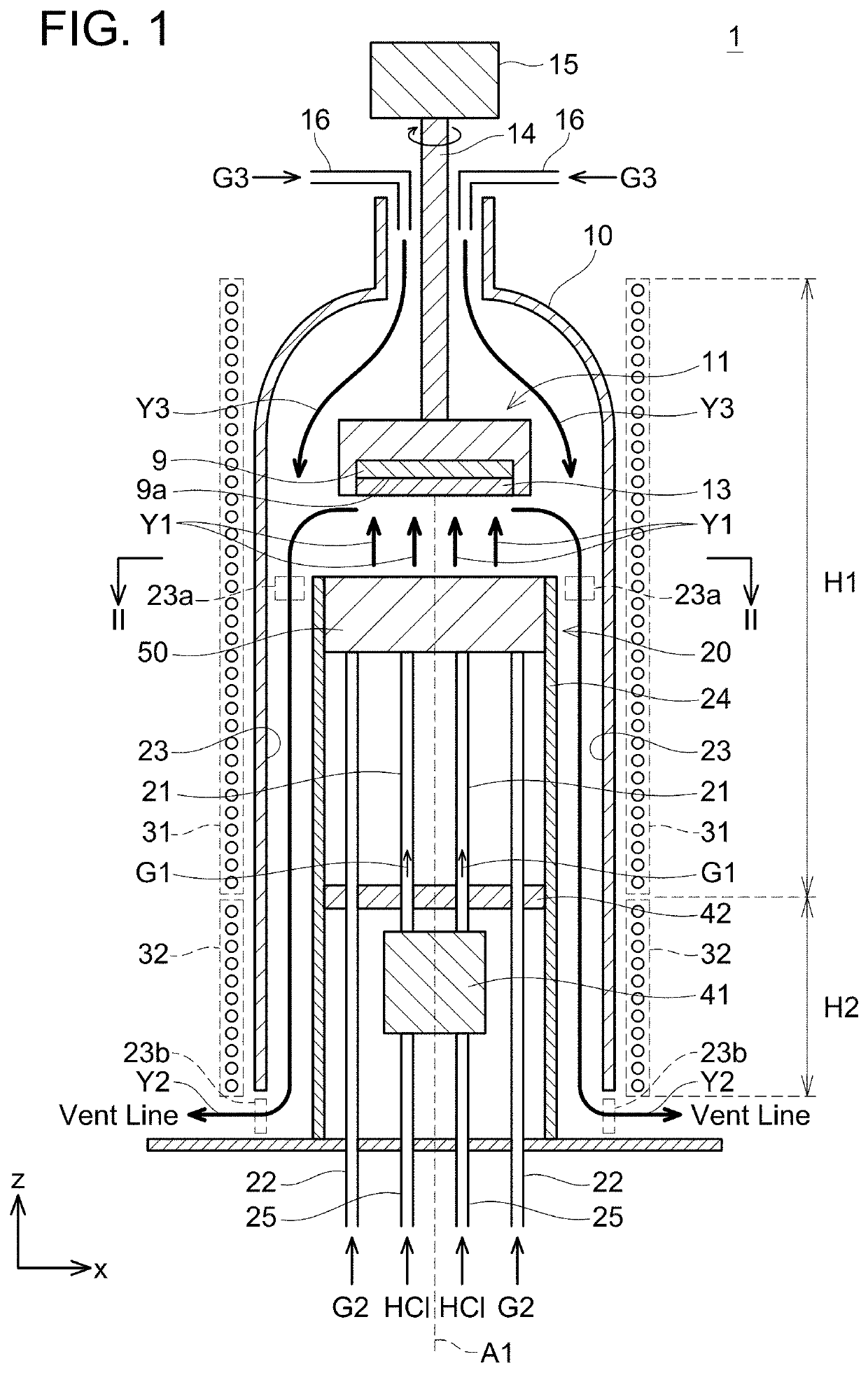 Vapor phase epitaxial growth device