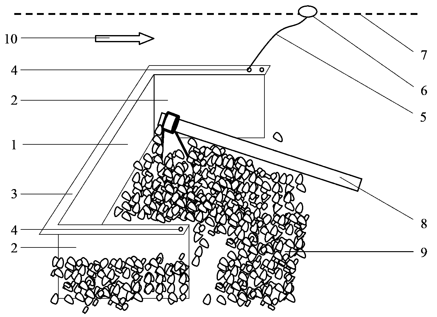 A mass-moving sampling device