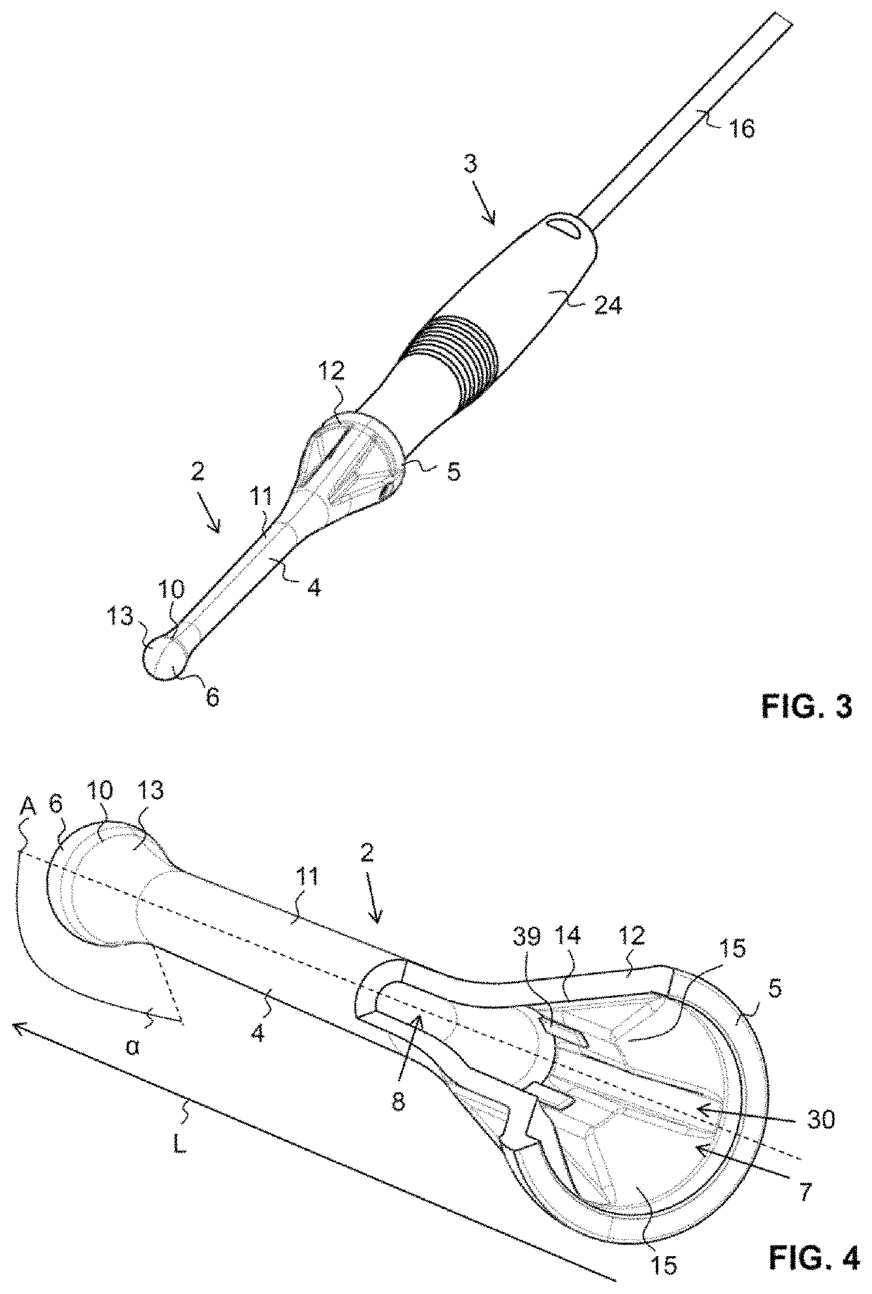 Light instrument for illuminating the intraocular space