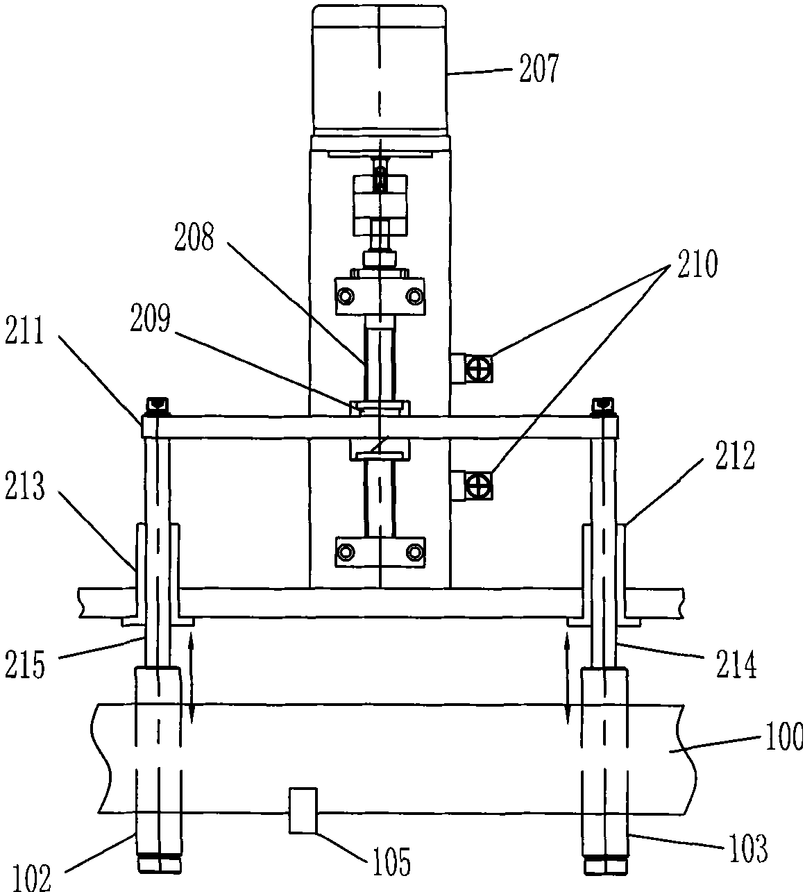 Battery pole shoe rectification mechanism
