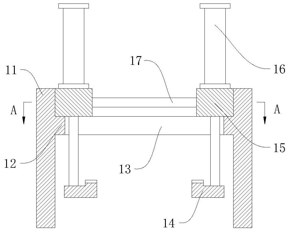 H-shaped steel and T-shaped steel butt welding aligning and fixing device