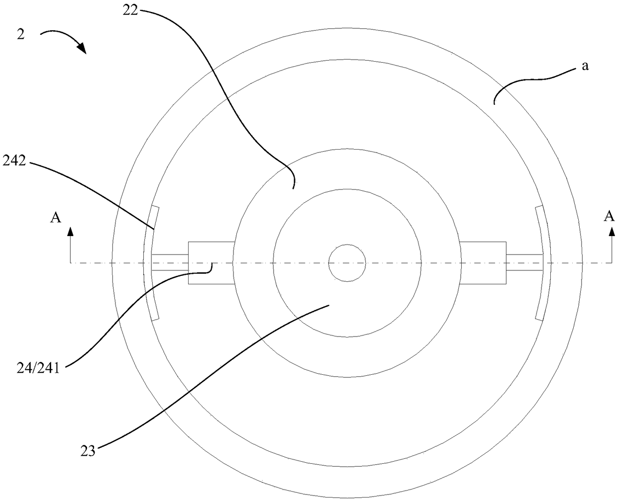 Hanging structure, paper tube conveying system and paper tube production line