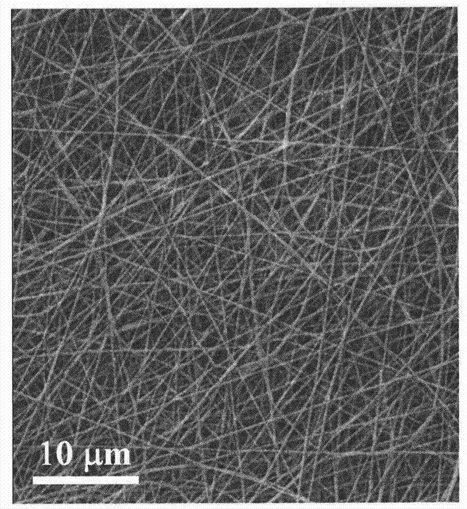 Electrostatic spinning nano-fiber film, and preparation method and finger detection method of electrostatic spinning nano-fiber film