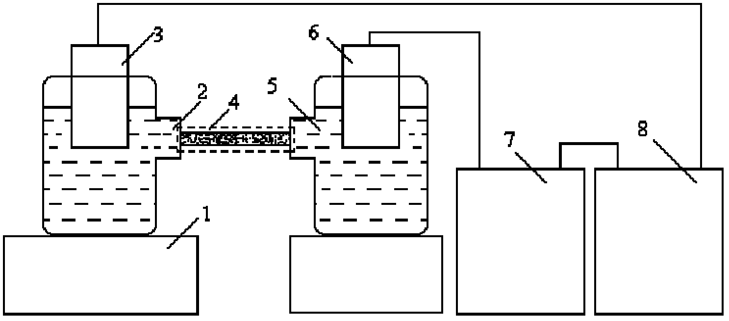 Novel method and apparatus for enriching and separating metal ions in sewage