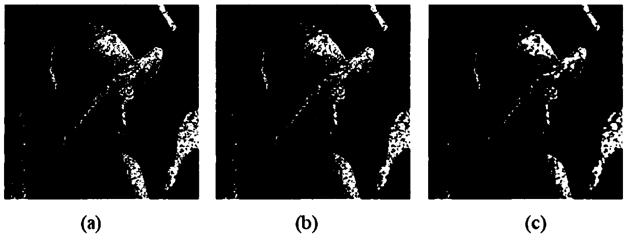 Self-adaptive threshold image denoising method based on four-order partial differential equation