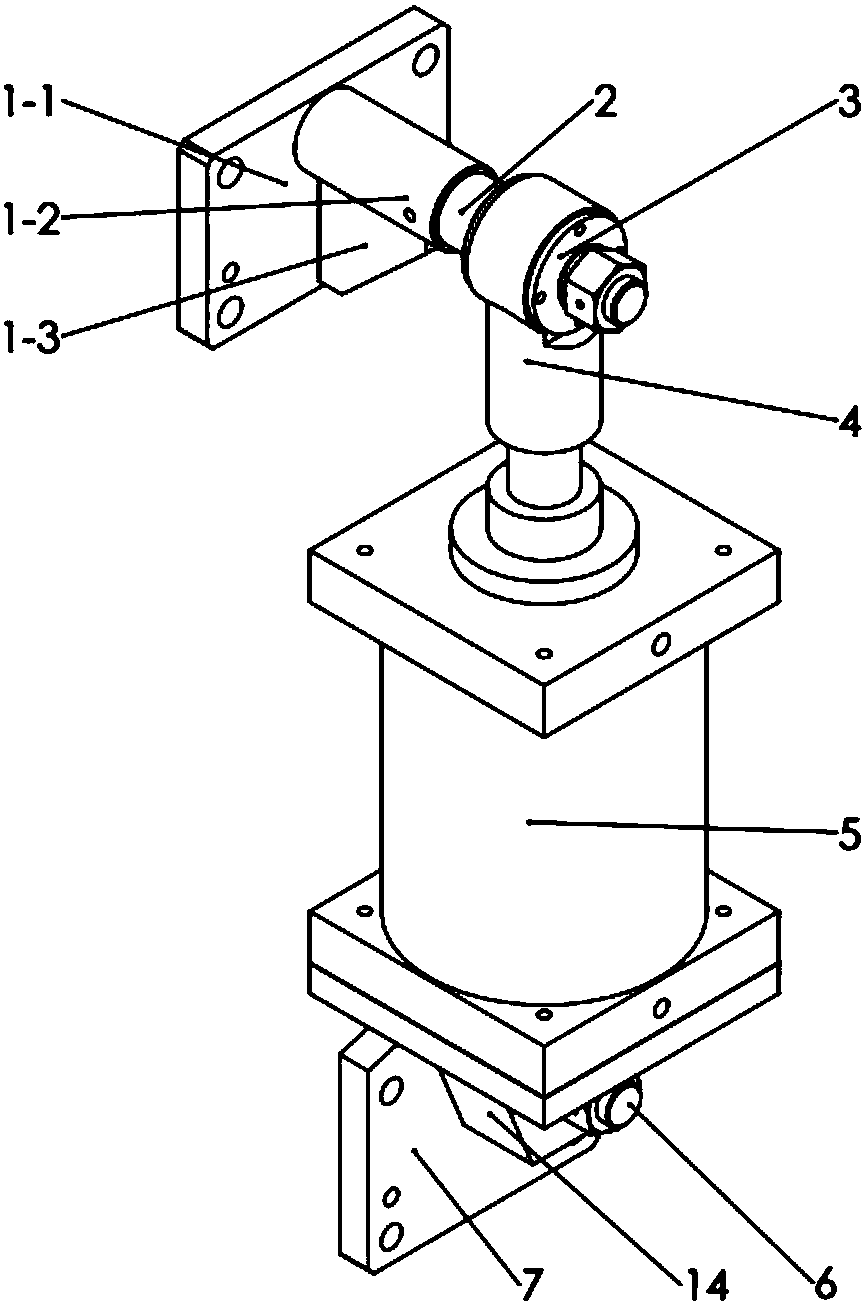 Lower cross beam balance device of ultralarge powder forming machine