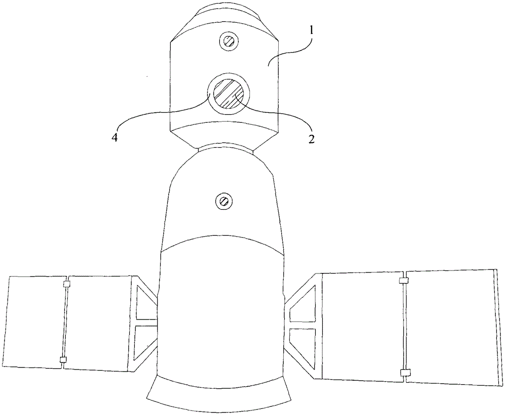 Fastening structure and fastening method of transparent part of observation window of manned spacecraft