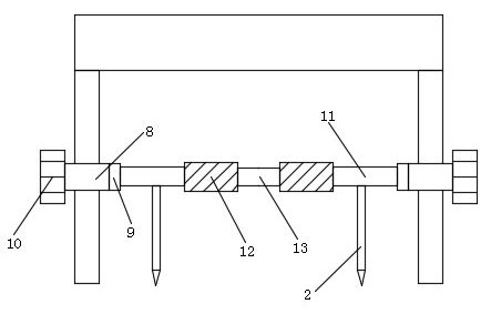 Soil turning device for fruit tree seedling planting and using method thereof
