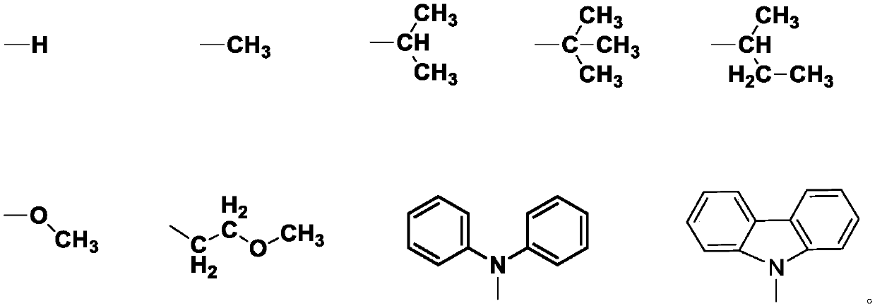 Carbazole-N-yldistyryltriphenylamine derivative hole-transport material and preparation method thereof