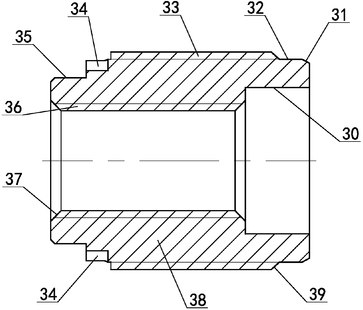 Single-drive control invisible connecting device