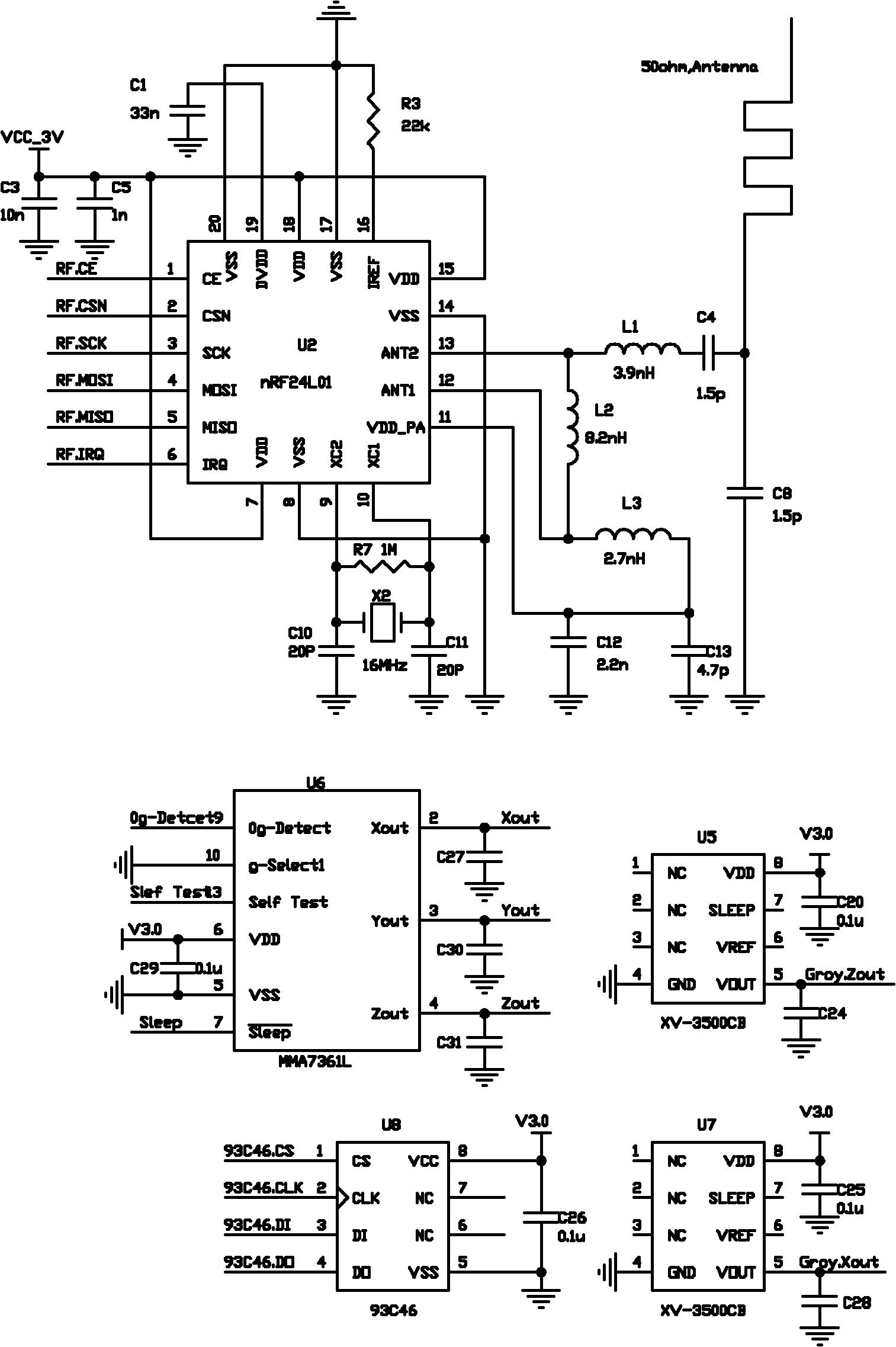 Controller based on composite MEMS (Micro-electromechanical System) sensor and gesture control keying method thereof