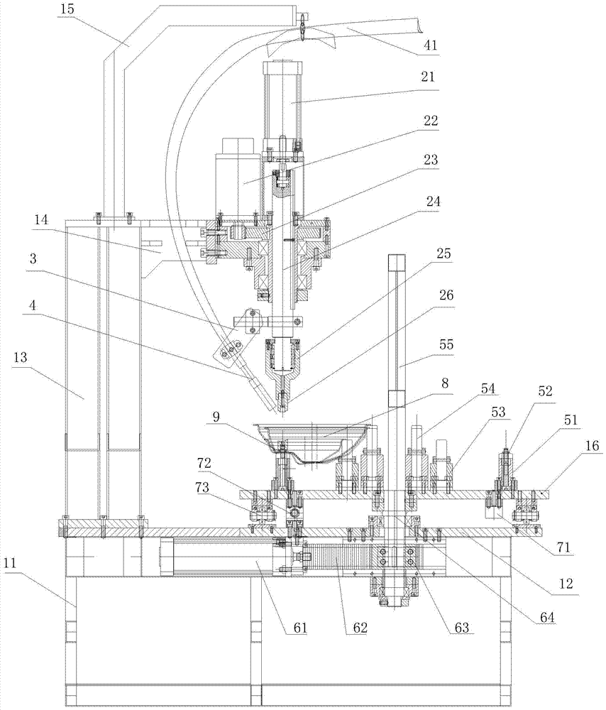 Welding equipment for oil plug seat of automobile axle housing