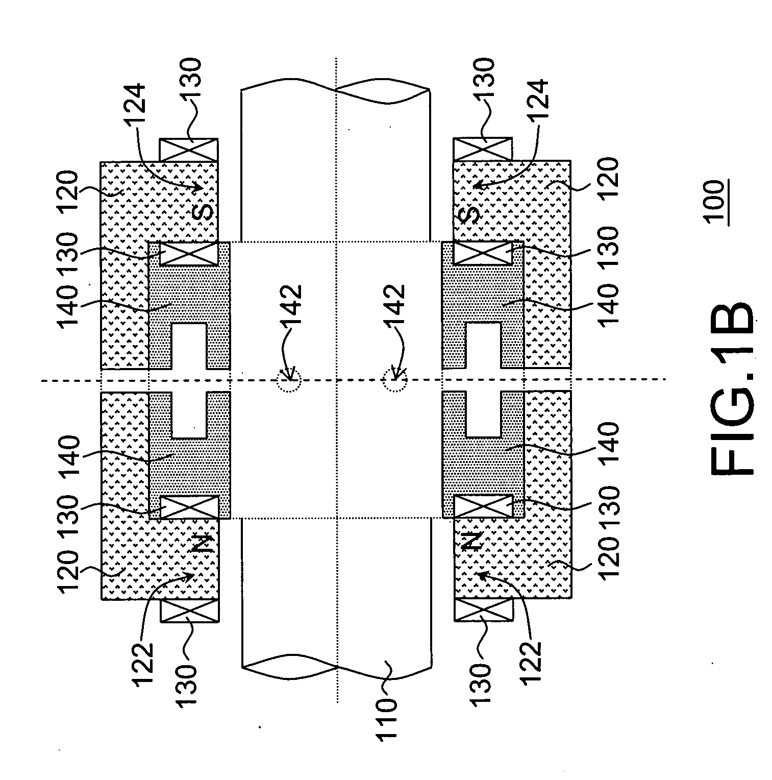 Oil-free centrifugal blade compressor and magnetic-gas bearing thereof