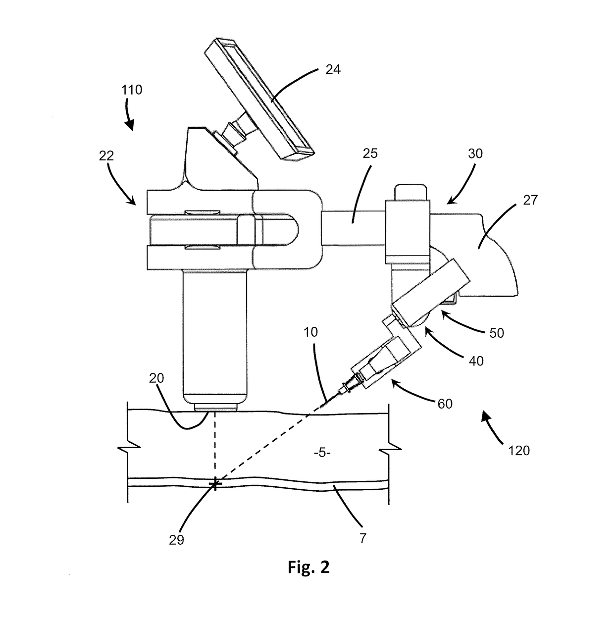 Device and System for Insertion of Penetrating Member